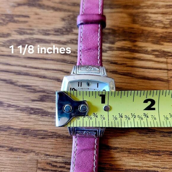 BRIGHTON "Orchard" Leather And Silver Watch GARDEN GIRL! - Picture 10 of 12